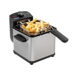 Friteuse 1.5l 1000w inox/noir Bestron AF100S