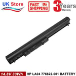 Battery 14.8V 2600mAh For HP Pavillion 15-N274SA LAPTOP 15.6" LA04 728460-001