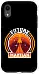 iPhone XR Mars Planet Future Martian Retro Vintage Oldschool Case