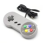 Kabalo Remplacement Usb Manette Contrôleur De Jeu À La Manière De Super Nintendo Console Snes. Pour Usb Ordinateur Personnel.