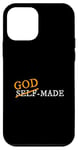 Coque pour iPhone 12 mini Graphique orange fabriqué par Dieu orange