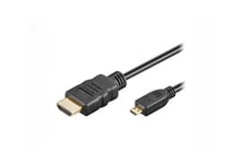 1,5m Cable HDMI/HDMI Micro D pour Olympus µ5010 mju5010