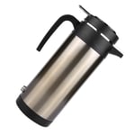 1000ML 12V Stainless Steel Electric In Car Kettle Travel Thermoses Heating Wate