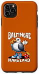 Coque pour iPhone 11 Pro Max Baltimore Maryland Seagull French Fries Souvenir drôle