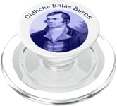 Robbie Burns Oidhche Bhlas Burns Texte gaélique en bleu PopSockets PopGrip pour MagSafe