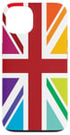 iPhone 13 Rainbow Colors, United Kingdom The Union Jack Flag Case