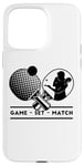 iPhone 15 Pro Max Table-Tennis Player Game-Set-Match Gamer Ping-Pong Case