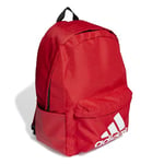 adidas Unisex Classic Badge of Sport Backpack, Better Scarlet/White, One size