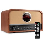 Audizio Salerno stereo DAB-radio med CD-spelare, Bluetooth och MP3-spelare, Stereo dab-radio med CD, Bluetooth och MP-3