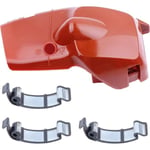 Pour Husqvarna 445 445E 450 450E pour les pièces de tronçonneuse, kit de linceul de couverture moteur du cylindre supérieur,