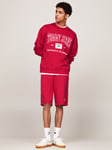 Tommy Hilfiger Basketball Sweat Shorts, Deep Crimson