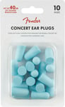 Fender Concert Foam Ear Plugs 10 Pairs Daphne Blue