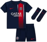 PSG Paris Saint-Germain Season 2023/2024 Official Home Tracksuit Jr Unisex Nike MiniKits 6-9 Months