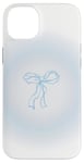 Coque pour iPhone 14 Plus Bleu clair Aura Soft Girl Ruban Bow Coquette Esthétique