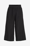 Vila - Byxor viPrisilla H/W Culotte Pants - Svart