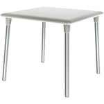 Resol NEW FLASH Table Carrée Intérieure, Extérieure 90x90 Blanc