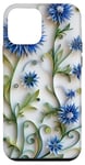 Coque pour iPhone 12 mini Fleur Bleu Bleuet Floral Nature Femme Filles Fleurs