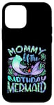 Coque pour iPhone 12 mini Maman de l'anniversaire sirène assortie pour maman