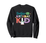 Star Wars Grogu Mandalorian Toon Brother of the Birthday Kid Sweatshirt