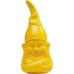 KARE Statuette décorative Nain de Jardin en polyrésine Jaune 21 x 10 x 9 cm (H x l x P)