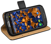 Mumbi Etui en Cuir pour Samsung Galaxy S3 Noir