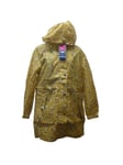 Joules Coat 8 GoLightly Gold Ditsy Yellow Packaway Jacket Waterproof Mac 208712