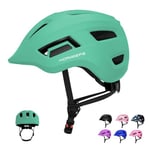 KORIMEFA Casque de vélo réglable pour Enfants de 2 à 8 Ans (Vert, XS)