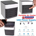 Portable ICE Air Cooler Conditioning Unit Chiller Purifier Desk Cooling Fan UK