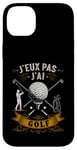 Coque pour iPhone 14 Plus Je Peux Pas J'ai Golf Accessoires Tee Golf Balle De Golf