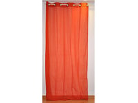 MI CASA Voilage Orange 140 x 265, Tissu, VISILLO 5052 Naranja 140X265