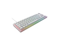 CHERRY XTRFY K5V2 - Clavier - 65% - compact - rétroéclairage - USB - QWERTZ - Allemand - commutateur : CHERRY MX2A Red - blanc