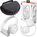 JBL Tune 510BT White Headphones + Case