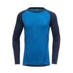 Devold Duo Active Shirt Junior ulltrøye barn Skydiver/Evening GO 232 223 A 291A 14 2019