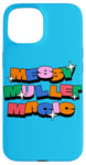 Coque pour iPhone 15 Messy Mullet Magic pour la génération Z moderne et la génération Y