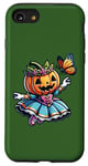 Coque pour iPhone SE (2020) / 7 / 8 Princesse d'Halloween mignonne et effrayante avec papillon