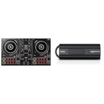 Pioneer DJ DDJ-200 Smart DJ Controller, Black & Amazon Basics - 128 GB, USB 3.1 Flash Drive, Read Speed up to 130 MB/s, Black