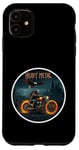 Coque pour iPhone 11 Heavy Metal Thrash Hard Rock Horreur Rocker Tenue moto