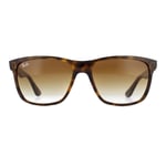 Ray-Ban Womens Sunglasses 4181 710/51 Light Havana Brown Gradient - One Size