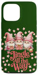 Coque pour iPhone 13 Pro Max Jingle all the way, Noël, 3 adorables nains