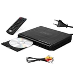 DVD Player Compact Multi Region HDCD CD VCD Music Disc Upscaling USB With Remote