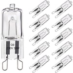 G9-lampa 33W Dimbar varmvit, G9-halogen för ugn 10pcs - Perfet