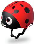 Challenge Ladybird Kids BMX Bike Helmet - Red, 51-54cm Red