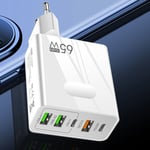 PD65W Mobile Phone Chargers Lightweight Wall Chargers for Huawei Xiaomi Samsung