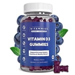 Vitammies Vitamin D3 Gummies 2000 IU  High Strength Vitamin D Chewable Gummies  