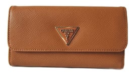 GUESS Laurel Multi Pochette, Portefeuille Femme, Cognac Clair, Taille Unique