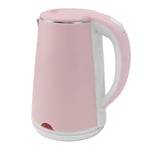 (Pink)2L Electric Kettle 2000W Double Wall Electric Hot Water Kettle Auto