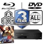 Panasonic Blu-ray Player DP-UB9000 All Zone MultiRegion 4K The Greatest Showman