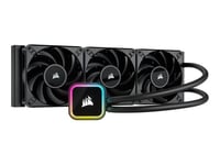 Corsair Icue H150i Rgb Elite Processor Alt-i-en Væskekøler 12 Cm Sort 1 Stk Aio Væskekøler Sort