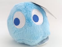 Small Pac-Man plush ghost Inky Bandai new tag soft cuddly toy blue retro arcade