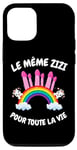 Coque pour iPhone 15 EVJF Zizi EVJF Humour Femme EVJF Humour EVJF Le Même Zizi